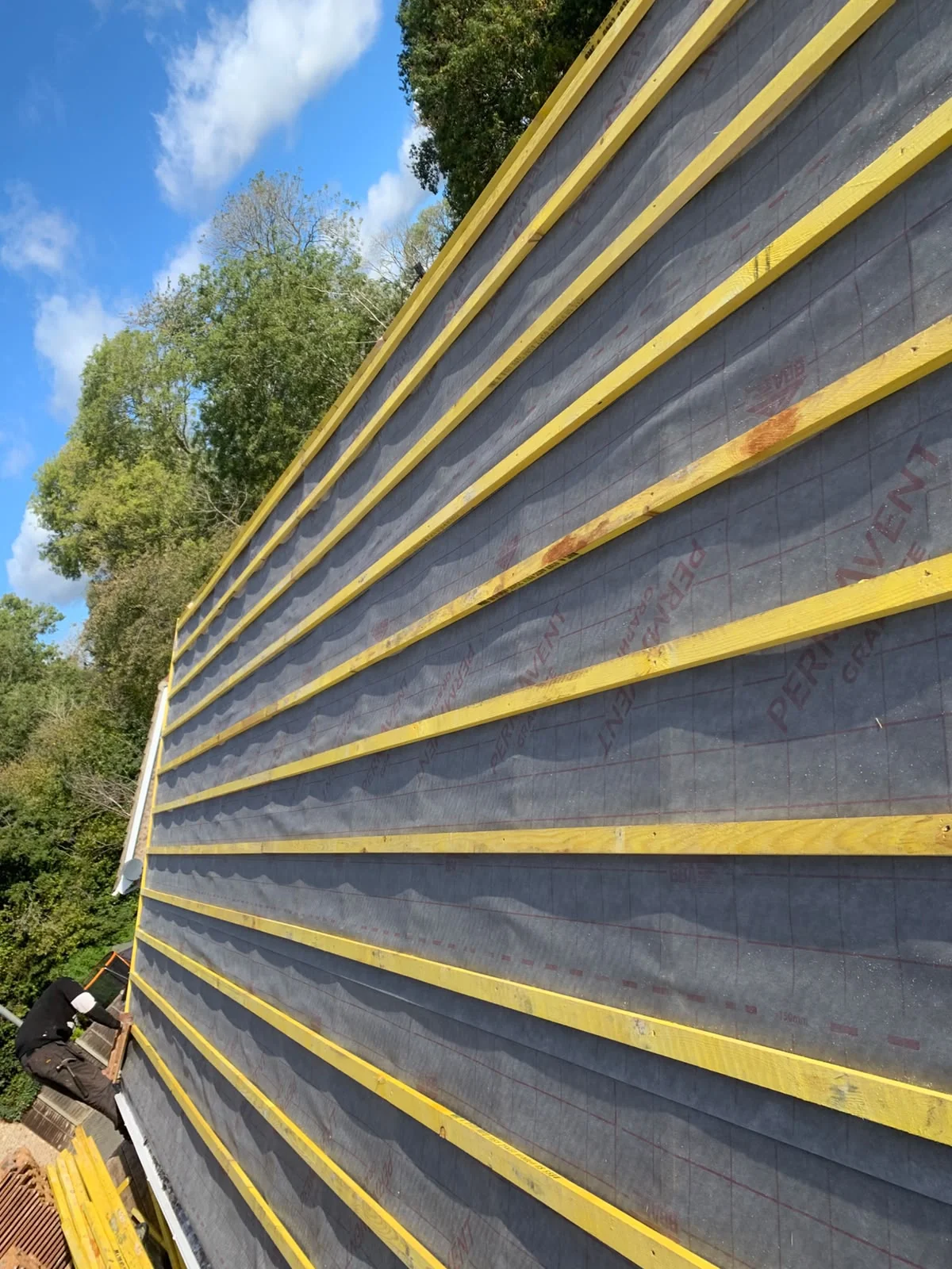 New roof installation in progress by Legacy Roofing, Berkshire roofer