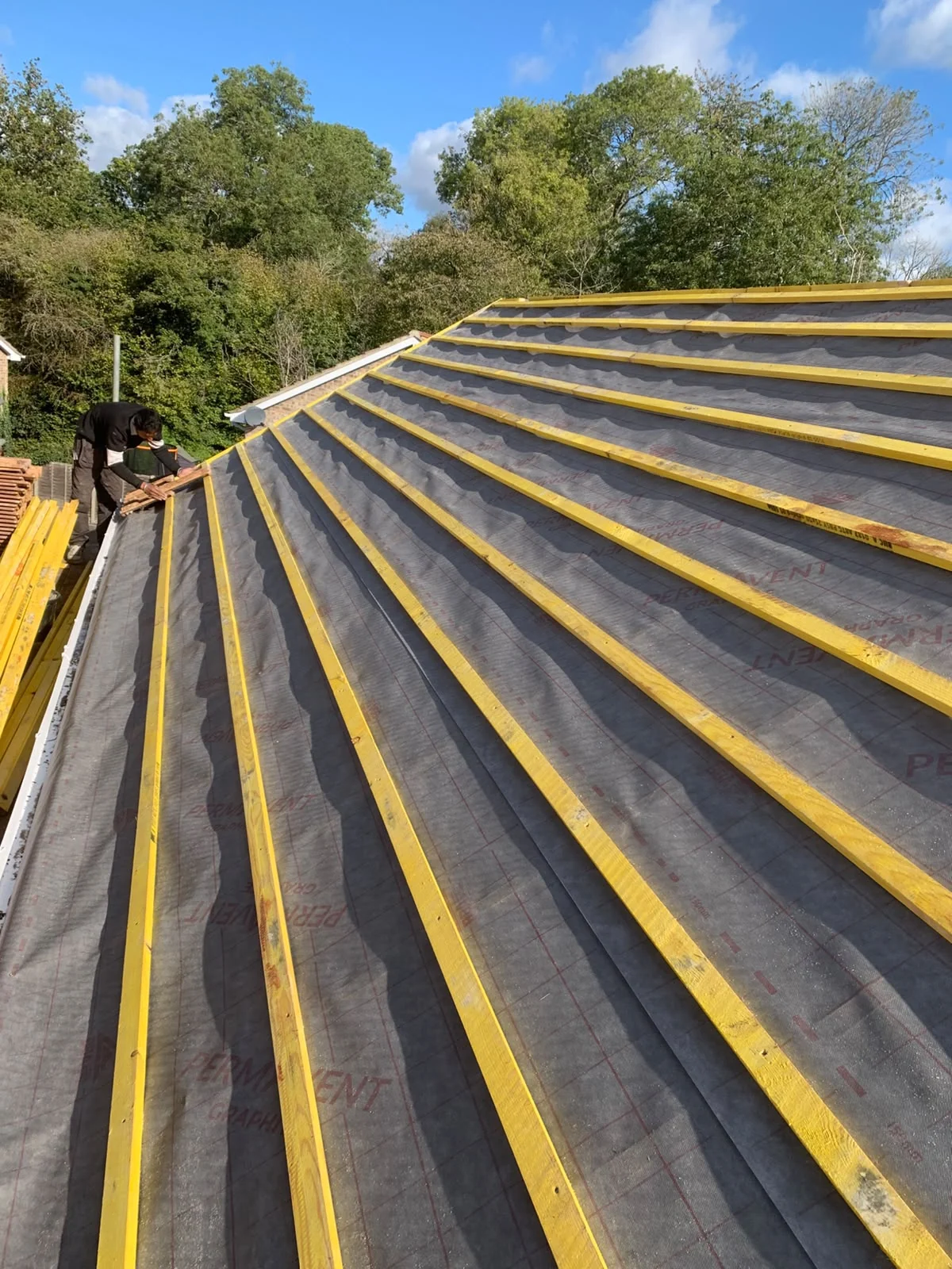 New roof installation in progress by Legacy Roofing, Berkshire roofer
