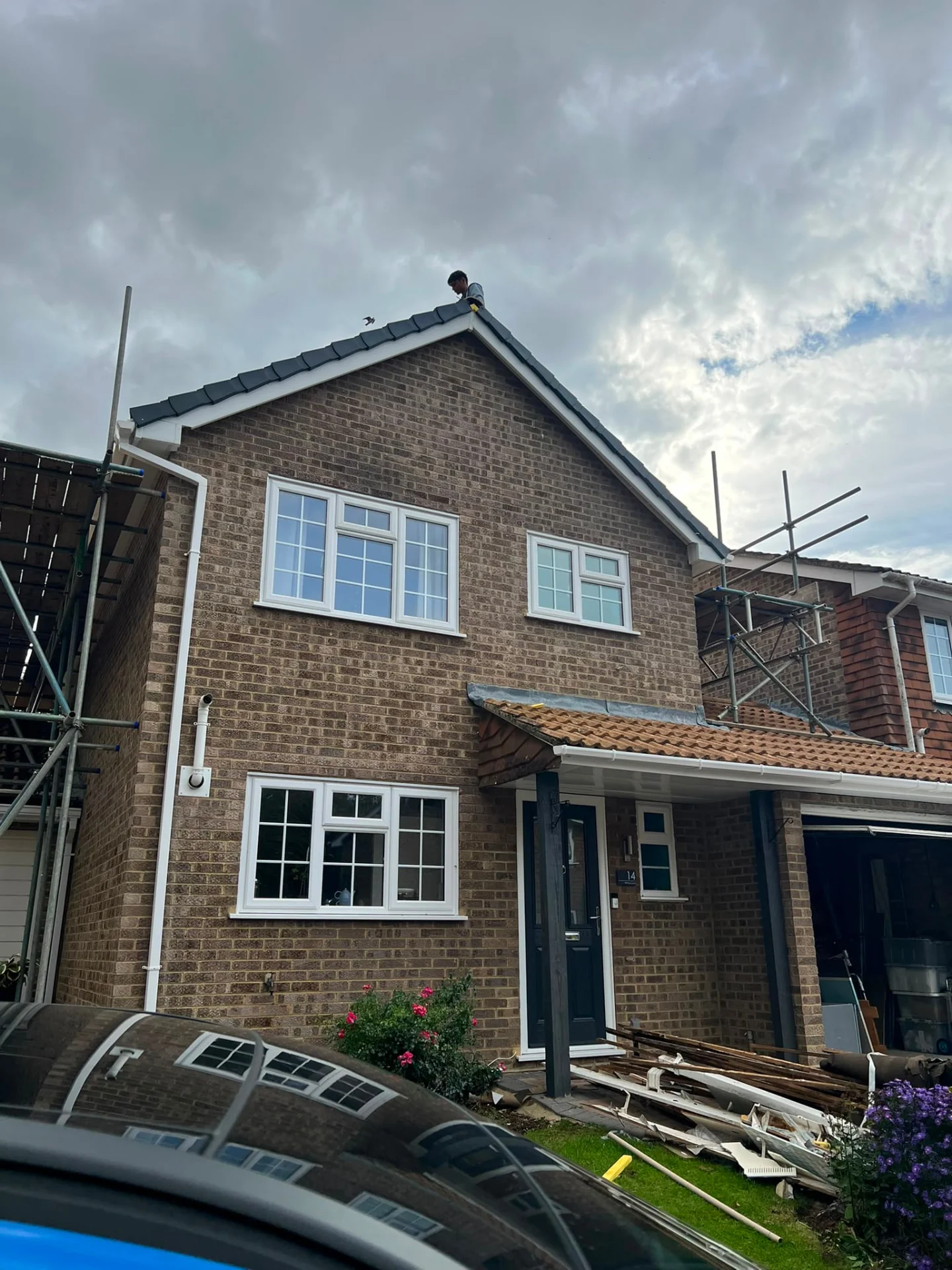 Dry verge system installation completed by Legacy Roofing, Berkshire roofer