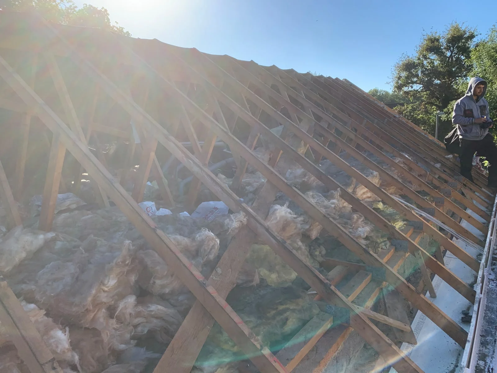 New roof installation in progress by Legacy Roofing, Berkshire roofer