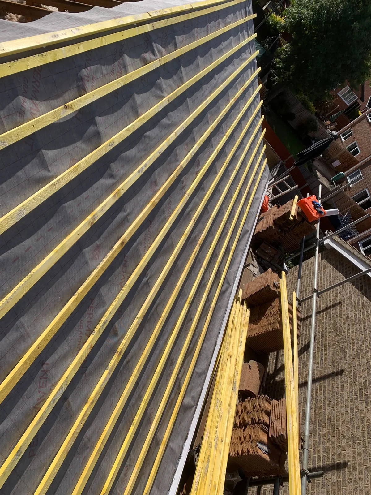 New roof installation in progress by Legacy Roofing, Berkshire roofer