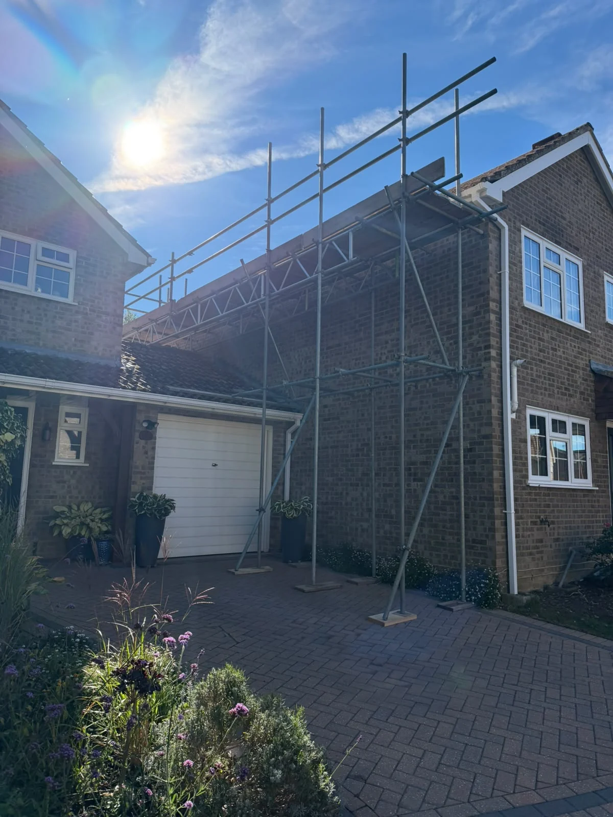 New roof installation in progress by Legacy Roofing, Berkshire roofer