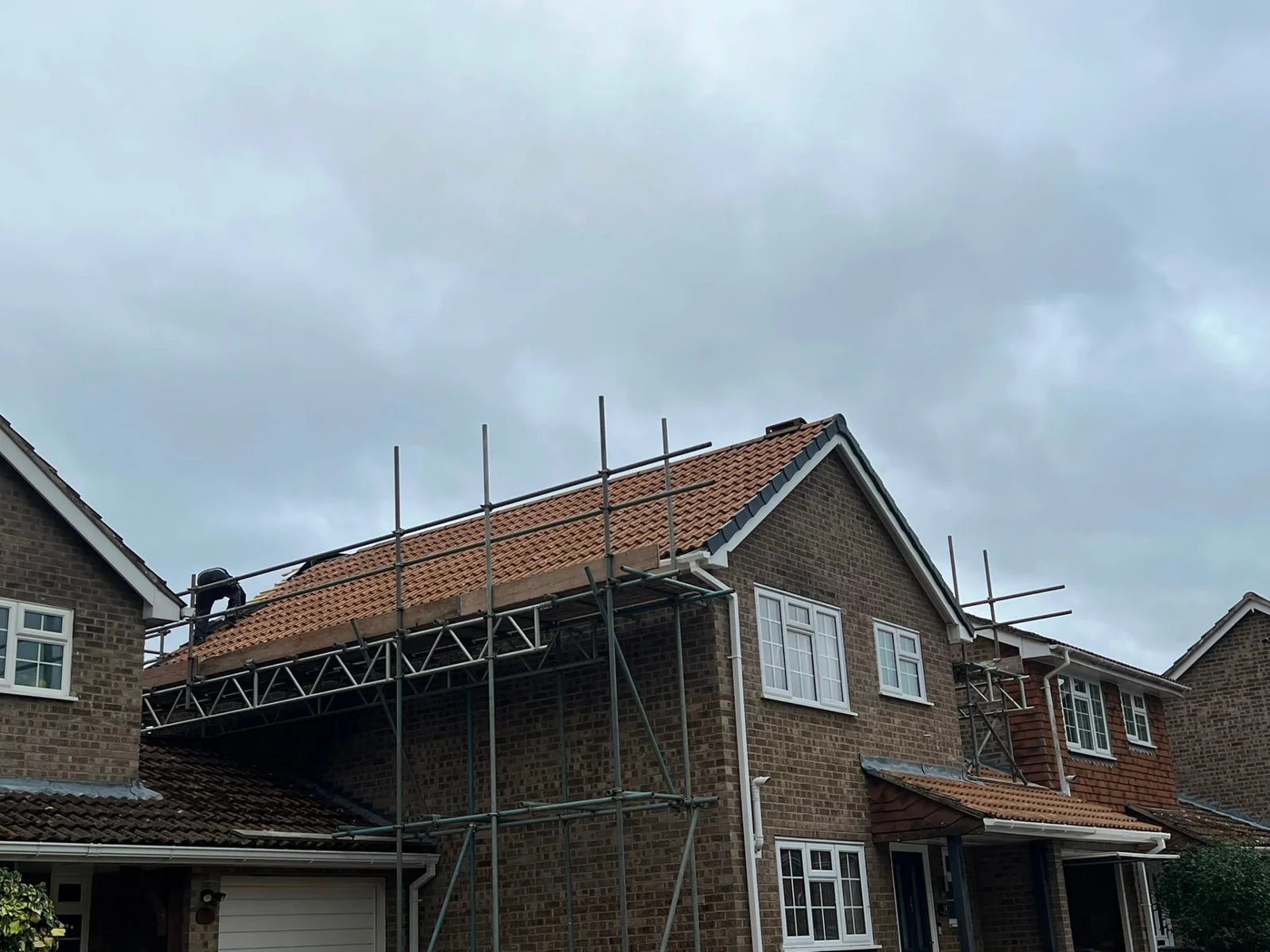 New roof installation in progress by Legacy Roofing, Berkshire roofer
